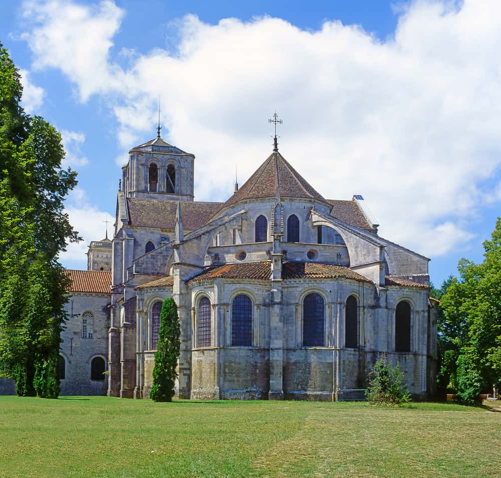 St. Madeleine Church in Vézelay in Burgundy, France.