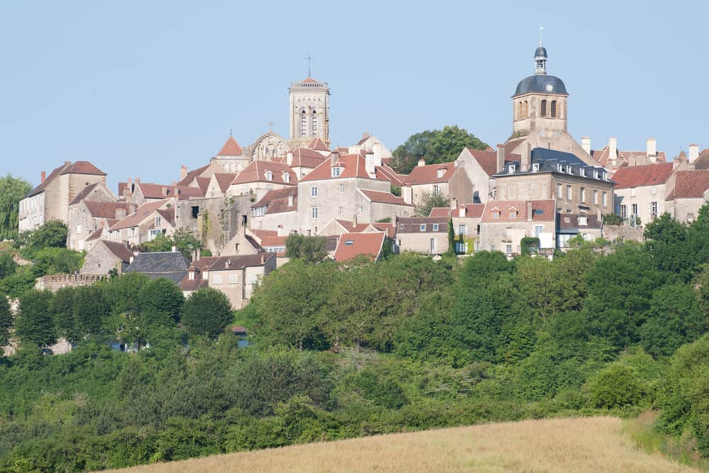 Vézelay in Burgundy, France.