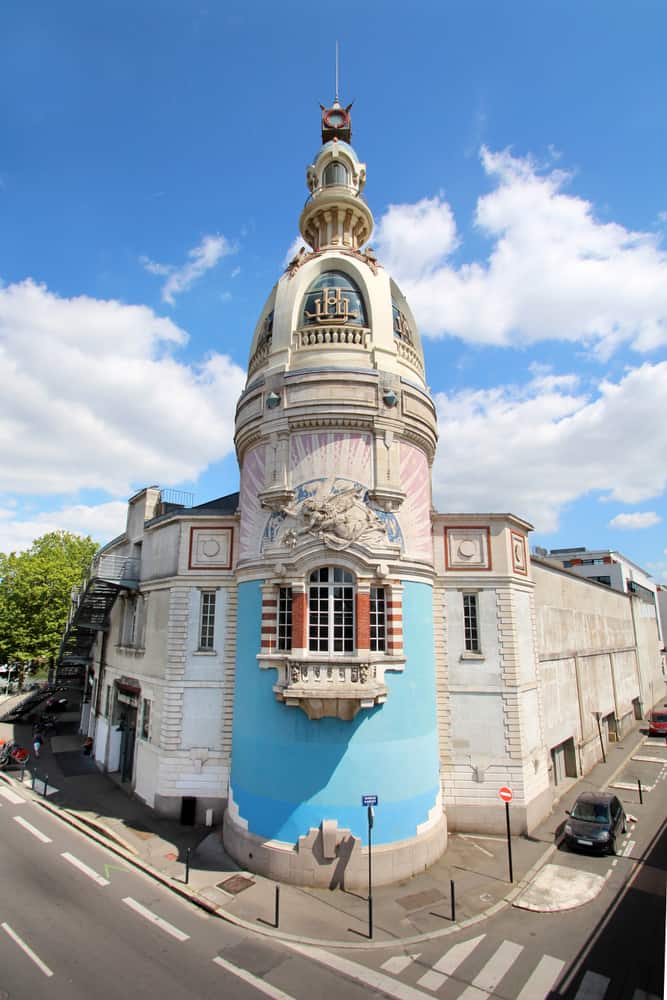 The famous Lu Tower in Nantes, France.