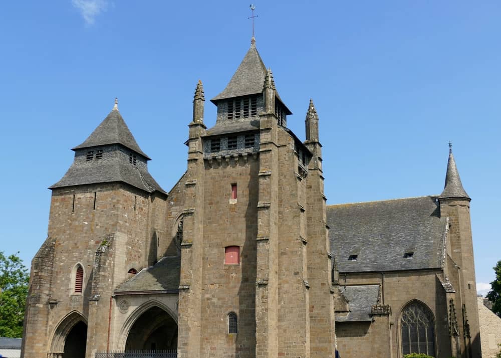 Saint-Etienne Cathedral in Saint-Brieuc, France.