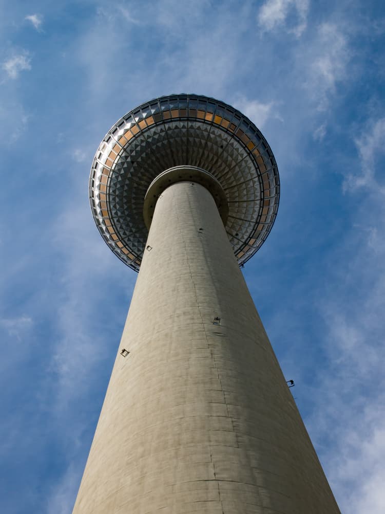 Berlin TV Tower from bottom to top.