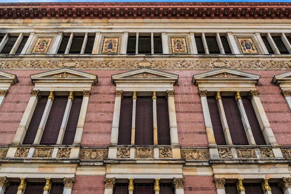 Outside view of the historical Martin Gropius Bau exhibition hall.